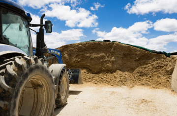 Organic maize silage